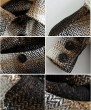 Load image into Gallery viewer, manteau carotté multicolor