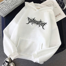 Load image into Gallery viewer, hoodie blanc "flamme"