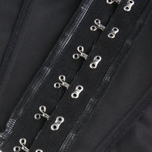 Load image into Gallery viewer, haut bustier en cuire noir