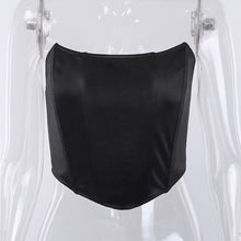 Load image into Gallery viewer, haut bustier noir