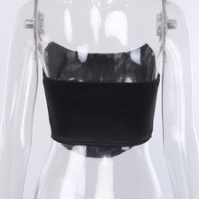 Load image into Gallery viewer, haut bustier noir