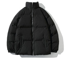 Load image into Gallery viewer, manteau noir "puffer"