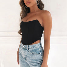 Load image into Gallery viewer, haut bustier noir
