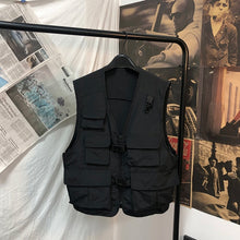 Load image into Gallery viewer, vest noir "industriel"
