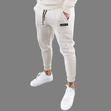 Load image into Gallery viewer, pantalon pour homme crème avec motifs noir

